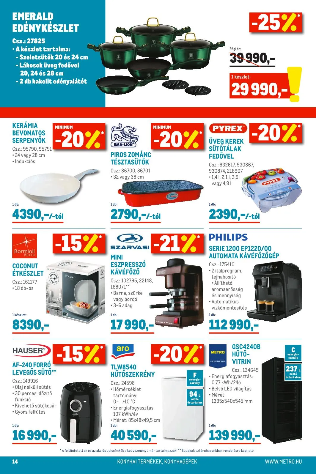 Metro akciós újság Élelmiszer 04.20–05.03 – 14. oldal