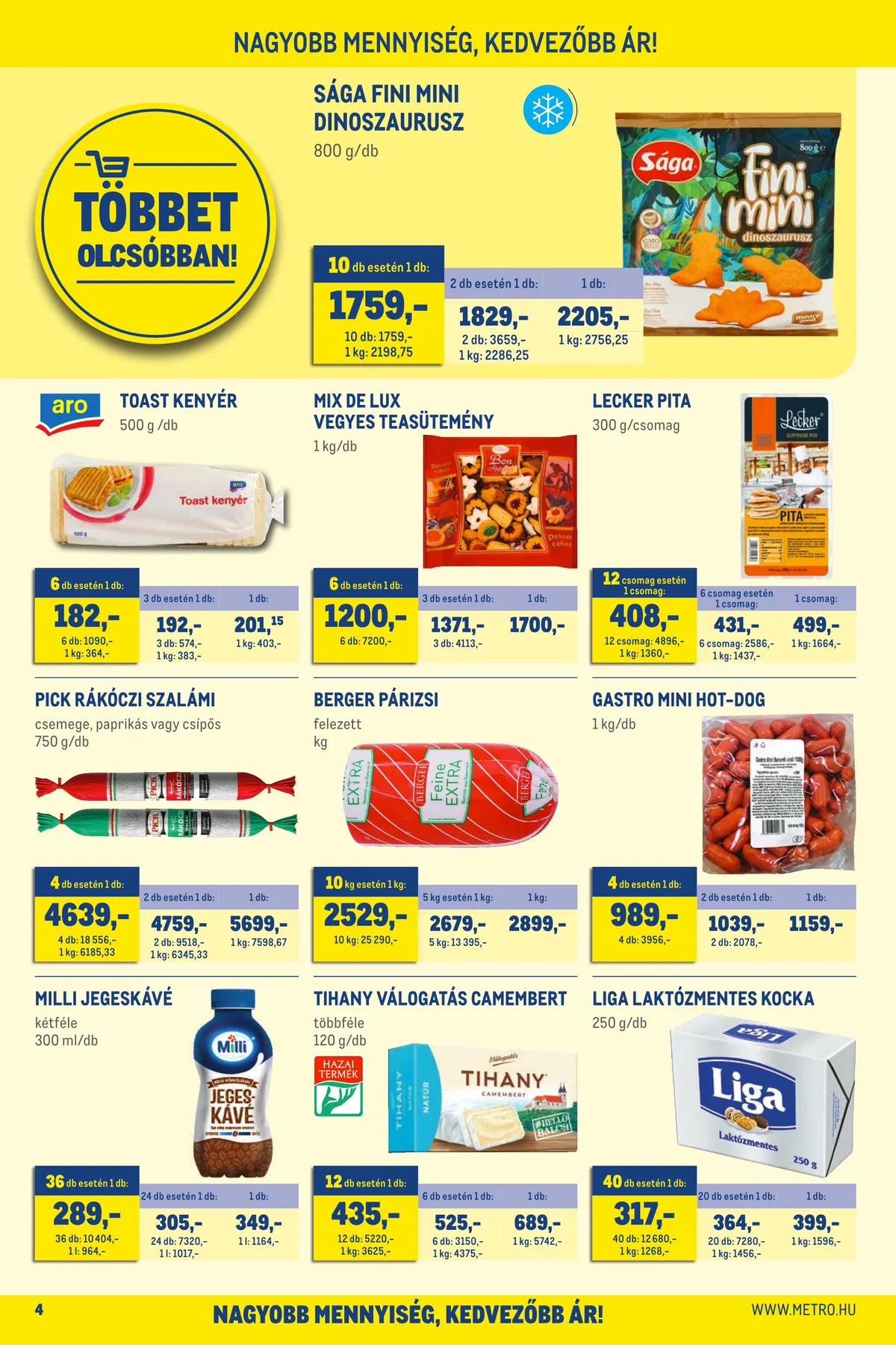 Metro akciós újság Élelmiszer 05.18–05.31 – 4. oldal