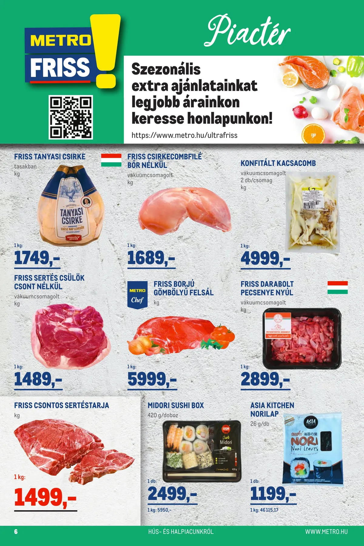 Metro akciós újság Élelmiszer 05.18–05.31 – 6. oldal