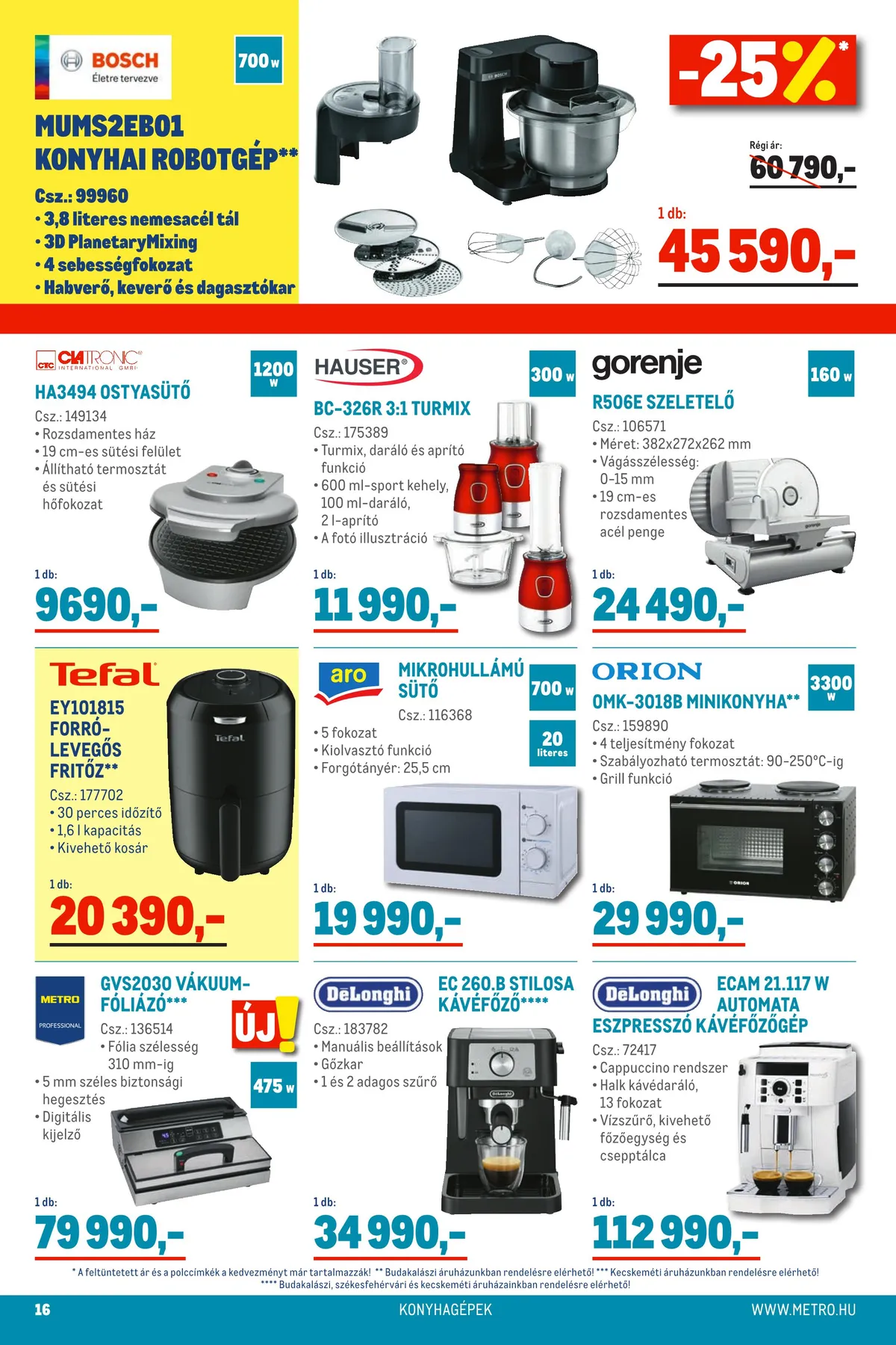 Metro akciós újság Élelmiszer 06.01–06.14 – 16. oldal