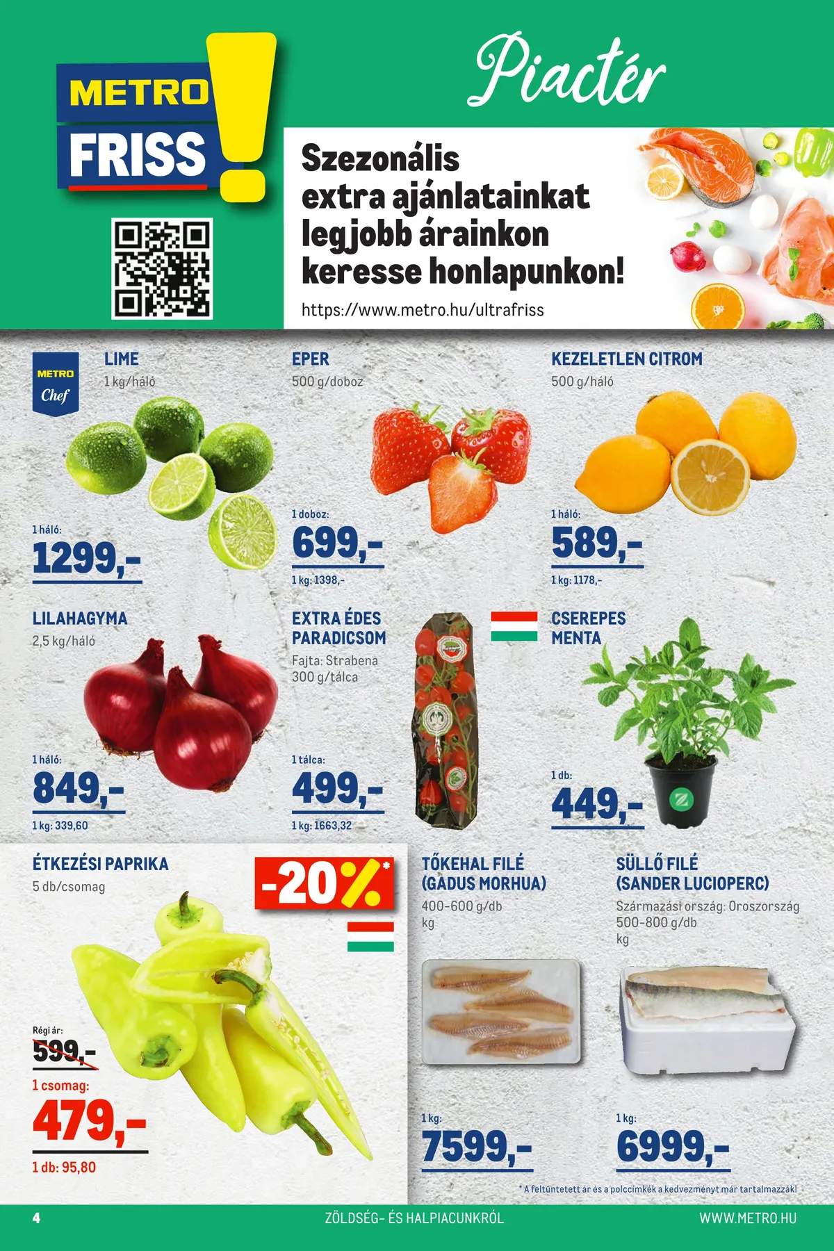 Metro akciós újság Élelmiszer 06.01–06.14 – 4. oldal