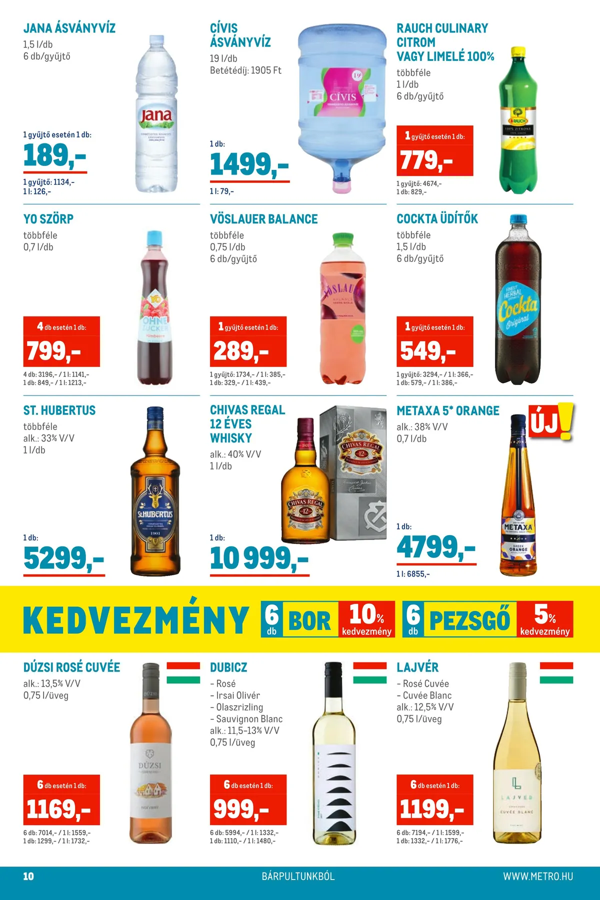 Metro akciós újság Élelmiszer 06.15–06.28 – 10. oldal