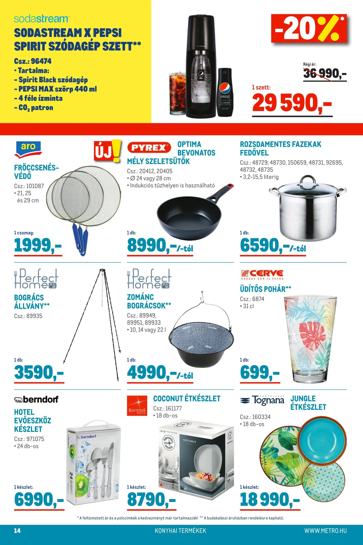 Metro akciós újság Élelmiszer 06.15–06.28 – 14. oldal