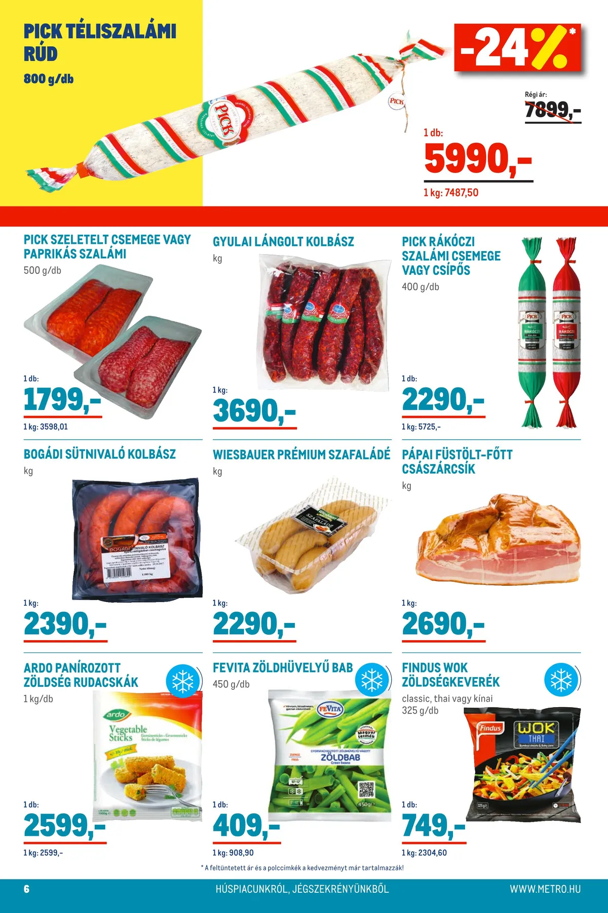 Metro akciós újság Élelmiszer 06.15–06.28 – 6. oldal