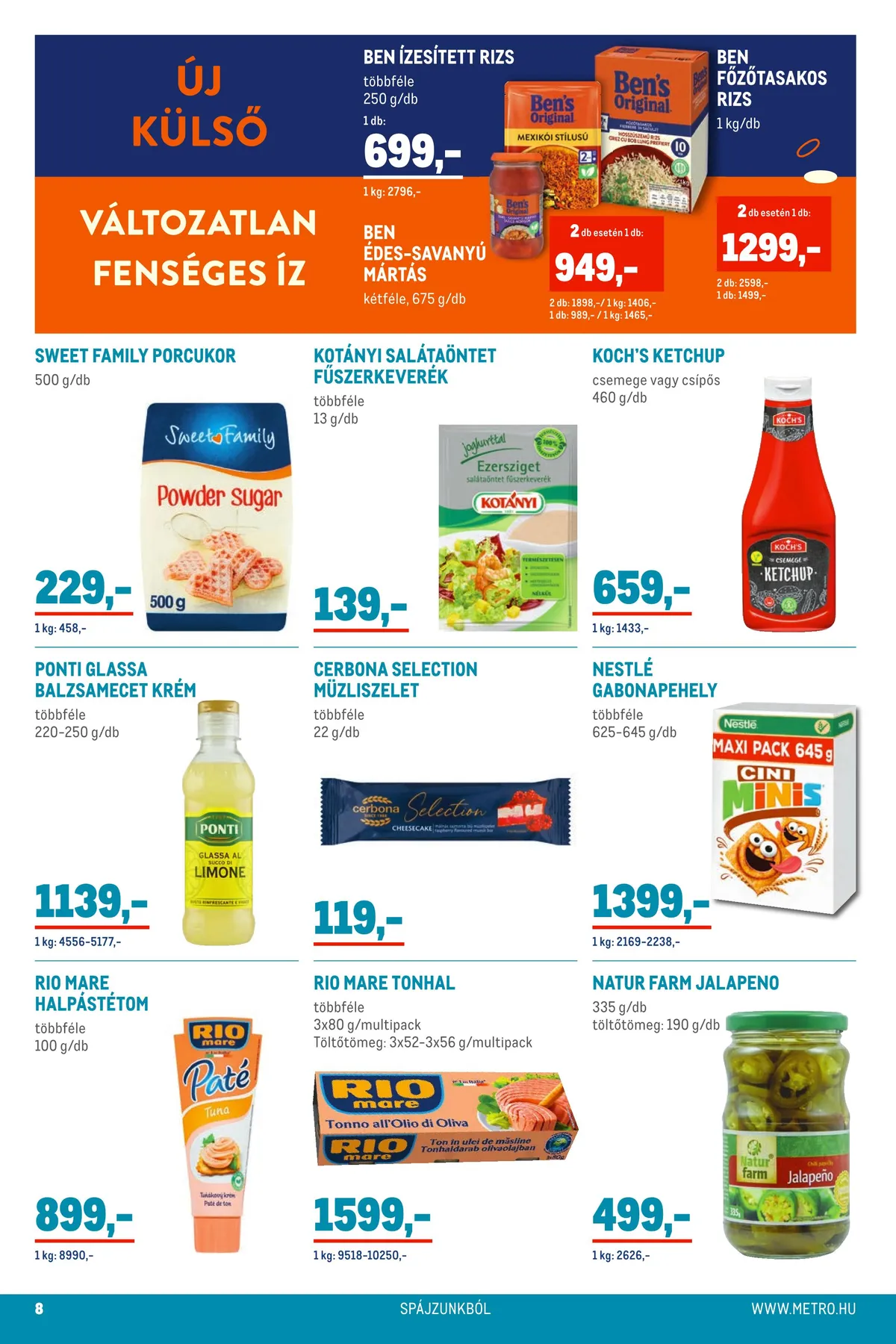 Metro akciós újság Élelmiszer 06.15–06.28 – 8. oldal