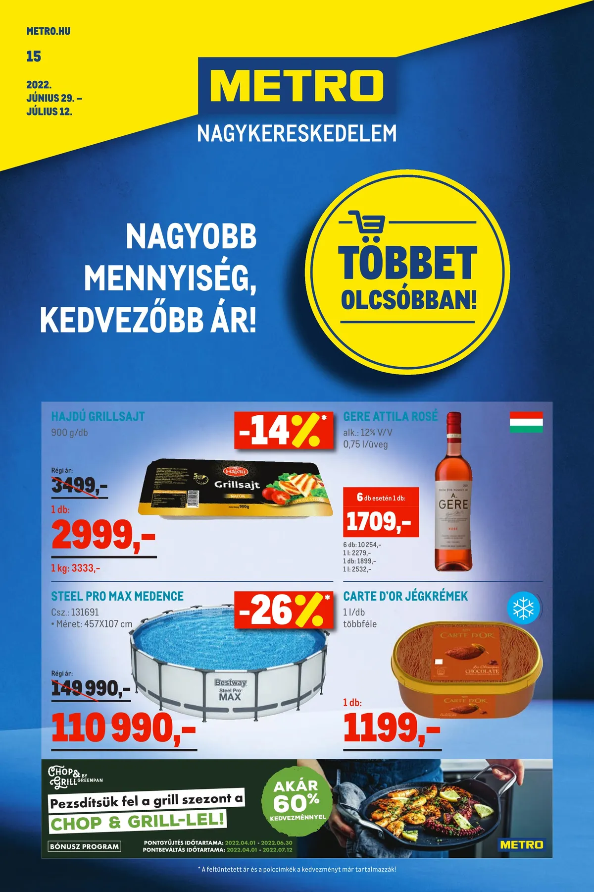 Metro akciós újság Élelmiszer 06.29–07.12