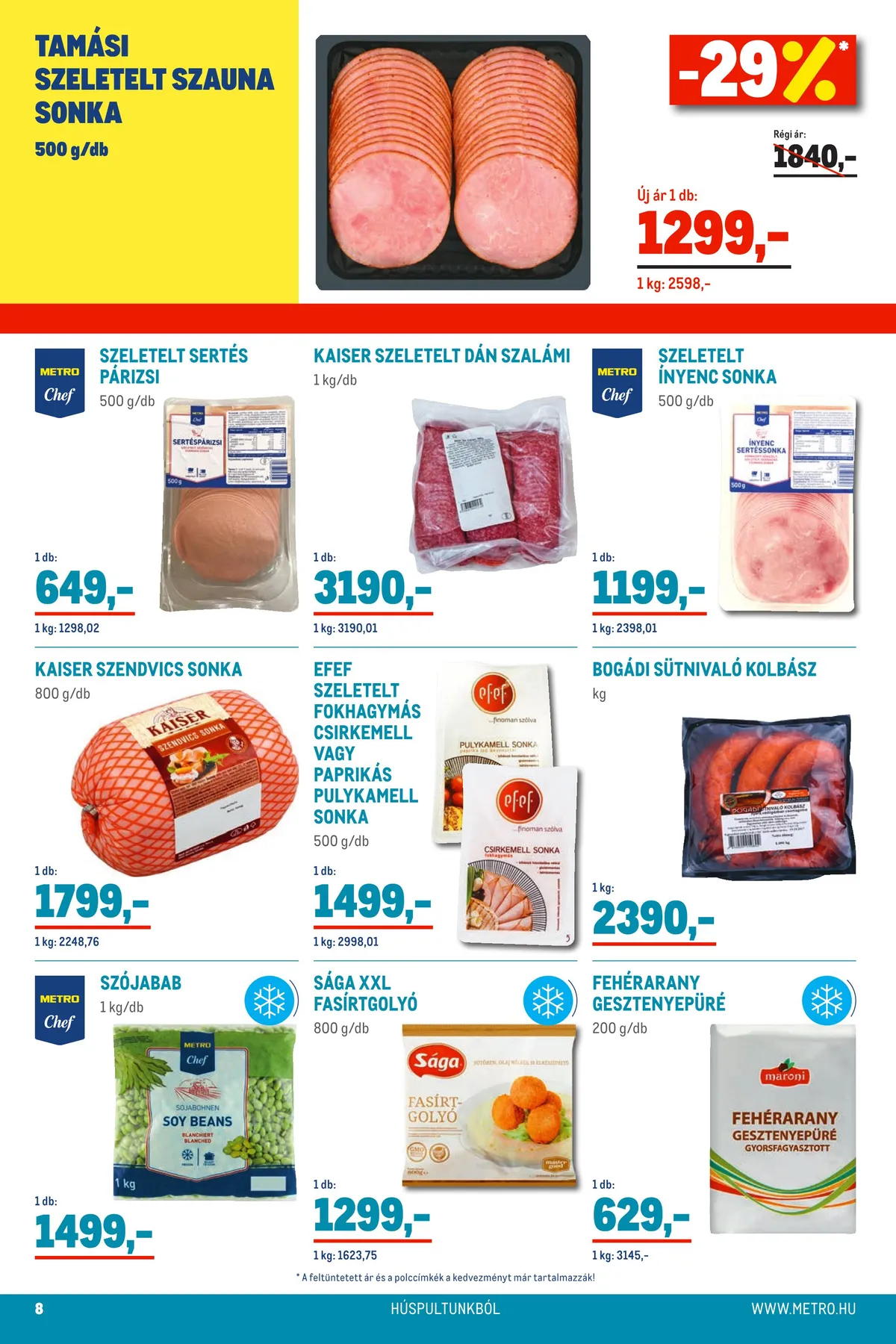 Metro akciós újság Élelmiszer 06.29–07.12 – 8. oldal