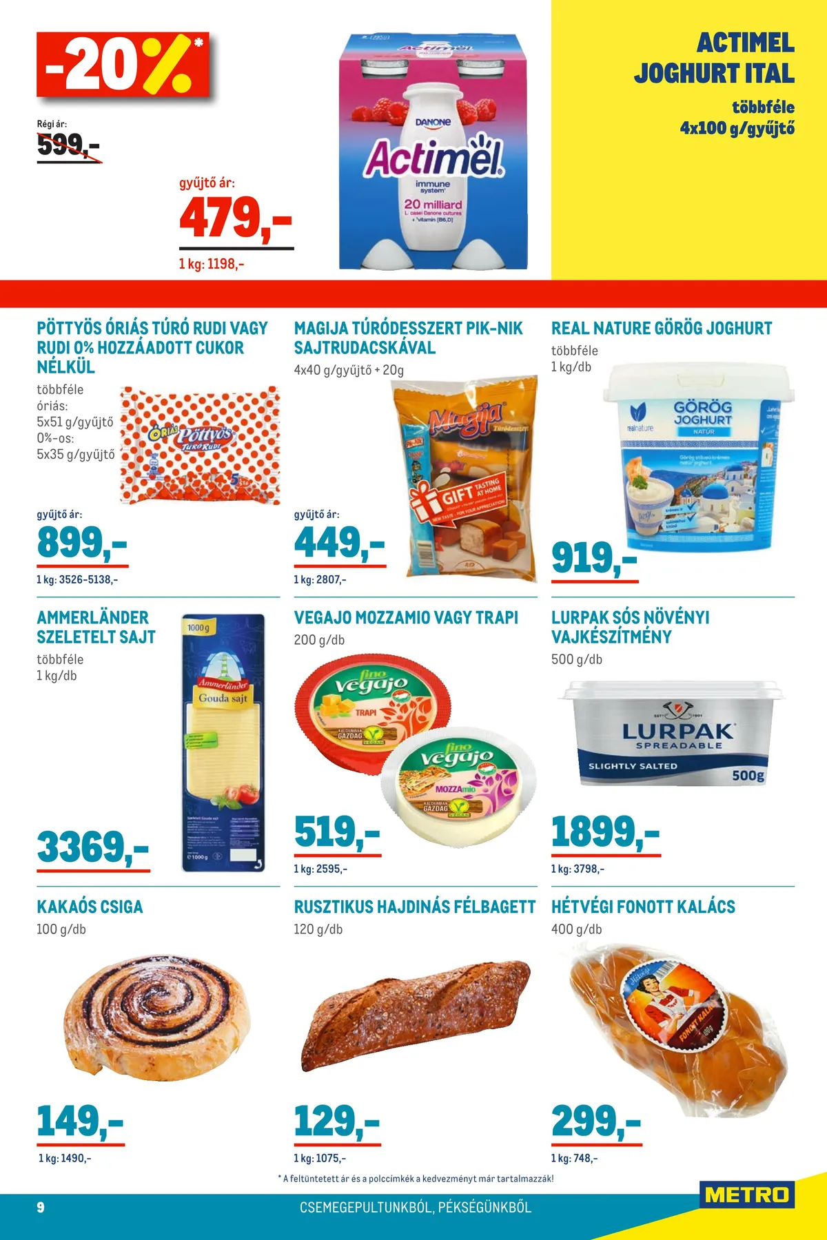 Metro akciós újság Élelmiszer 06.29–07.12 – 9. oldal