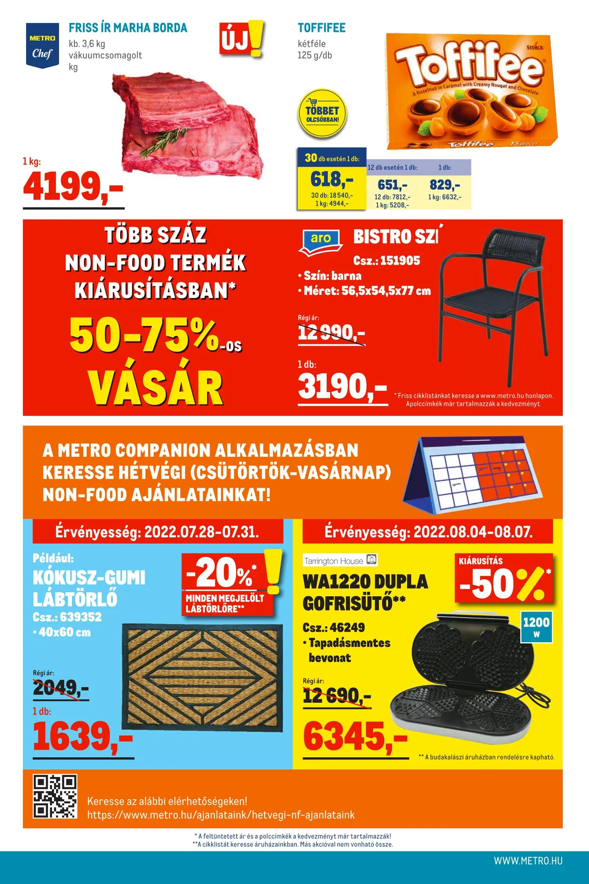 Metro akciós újság Élelmiszer 07.27–08.09 – 16. oldal