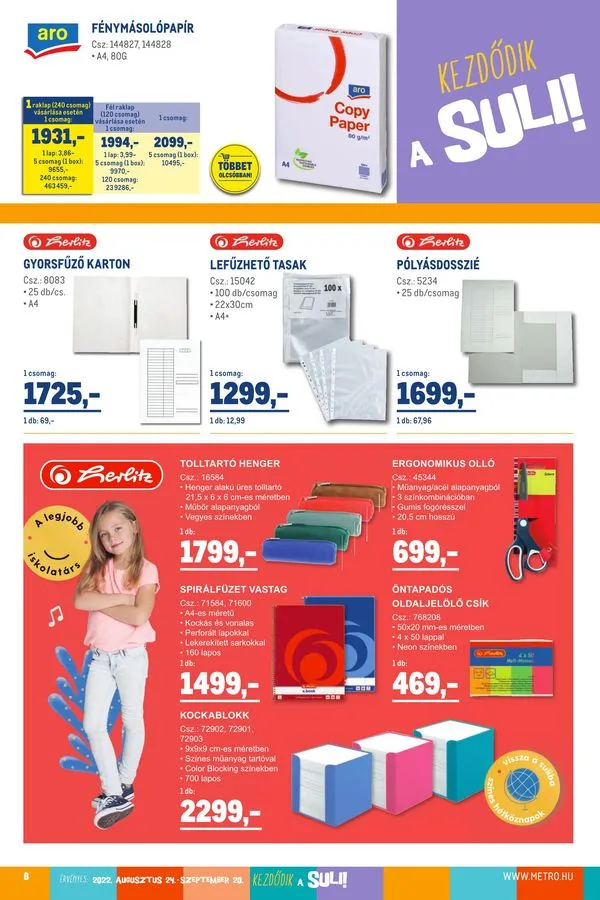 Metro akciós újság Élelmiszer 08.24–09.06 – 25. oldal