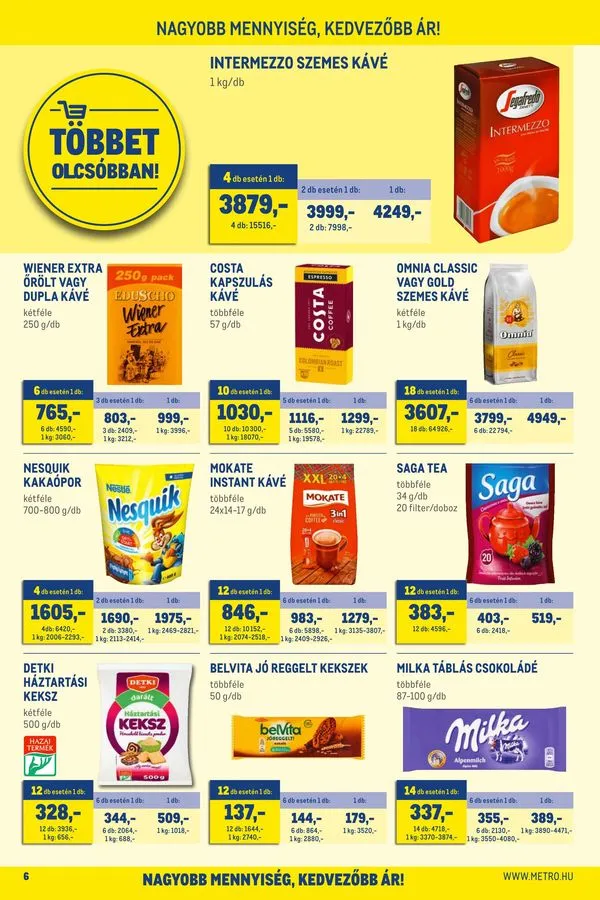 Metro akciós újság Élelmiszer 08.24–09.06 – 6. oldal