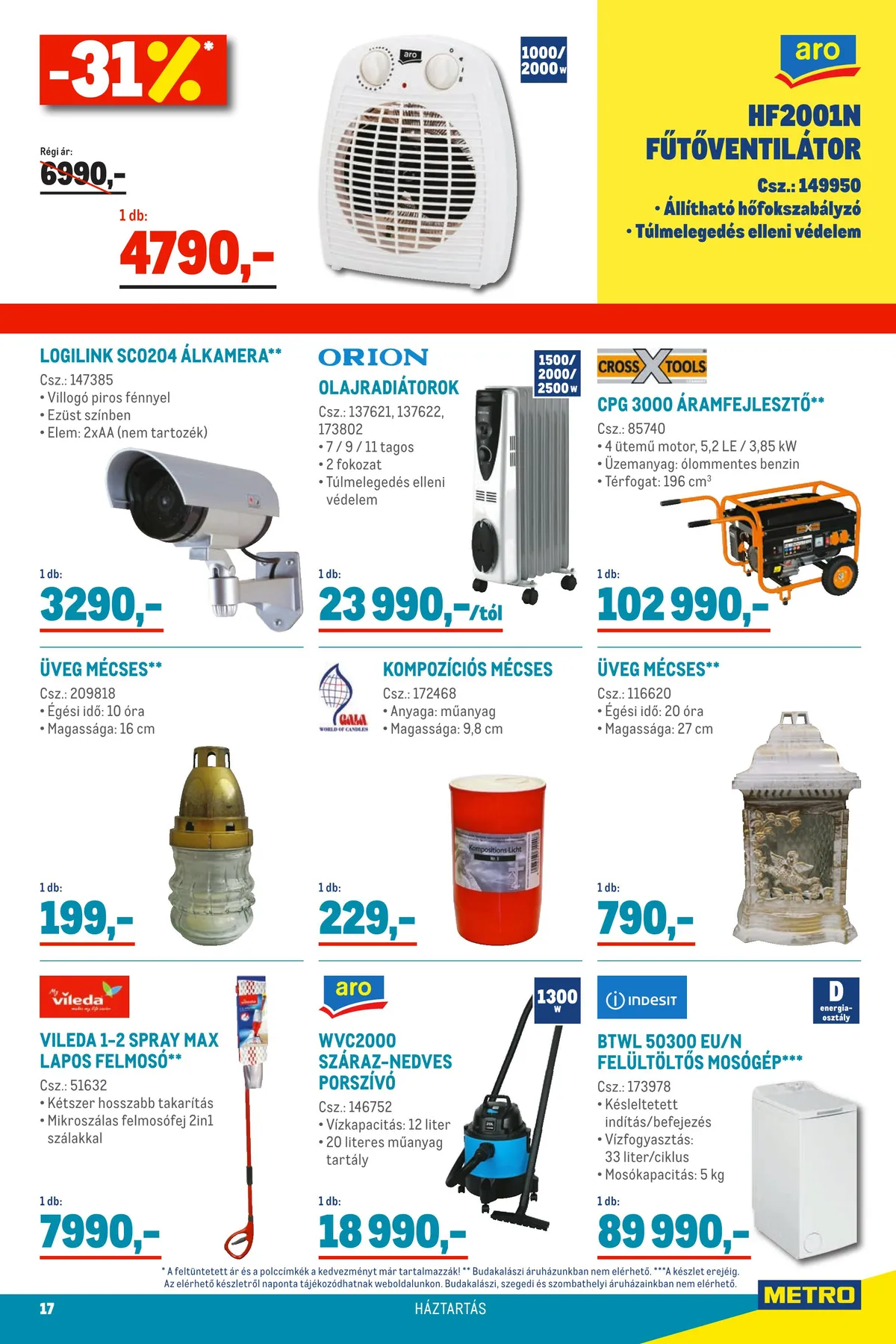 Metro akciós újság Élelmiszer 09.21–10.04 – 17. oldal