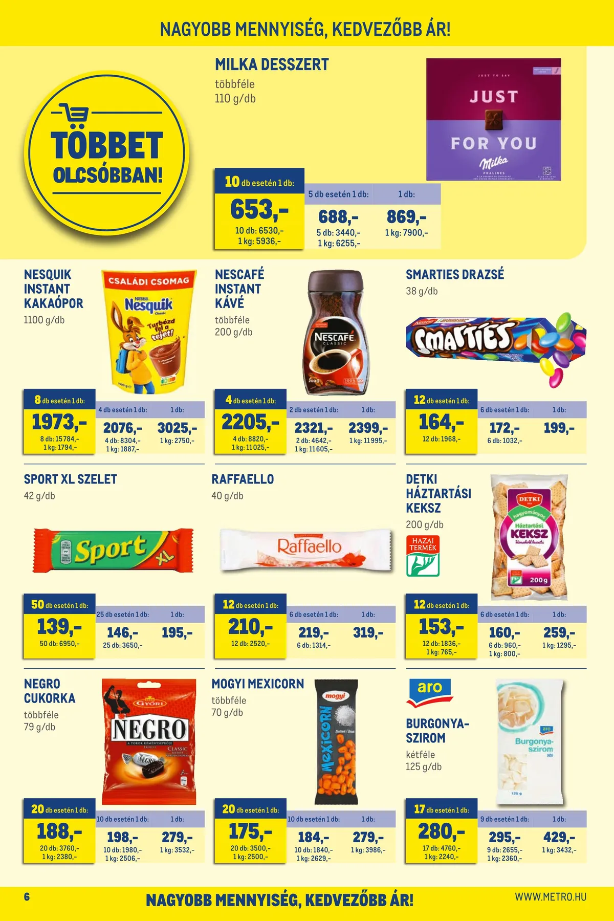 Metro akciós újság Élelmiszer 09.21–10.04 – 6. oldal