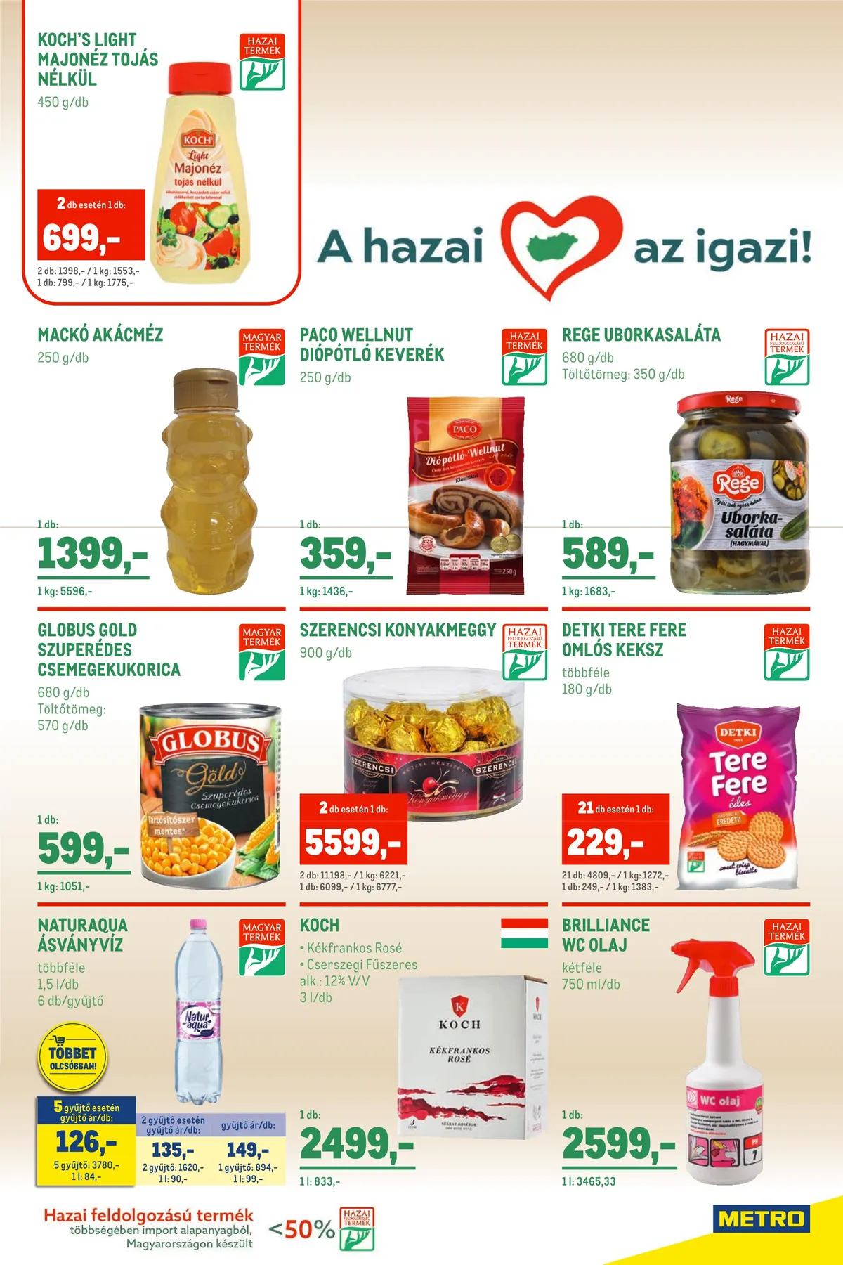 Metro akciós újság Élelmiszer 10.19–11.01 – 15. oldal