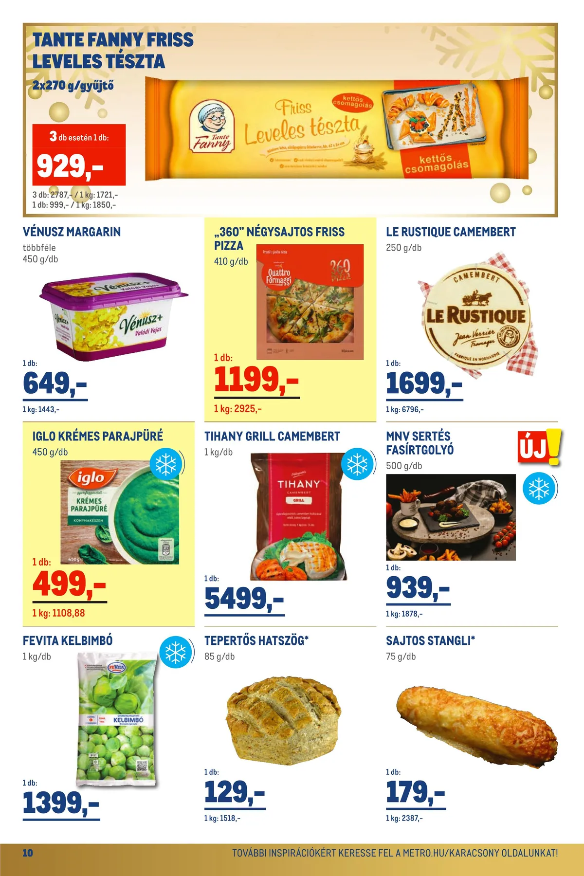 Metro akciós újság Élelmiszer 11.02–11.15 – 10. oldal