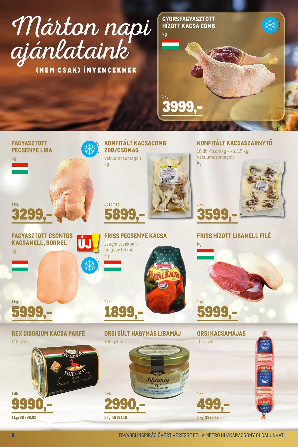 Metro akciós újság Élelmiszer 11.02–11.15 – 6. oldal