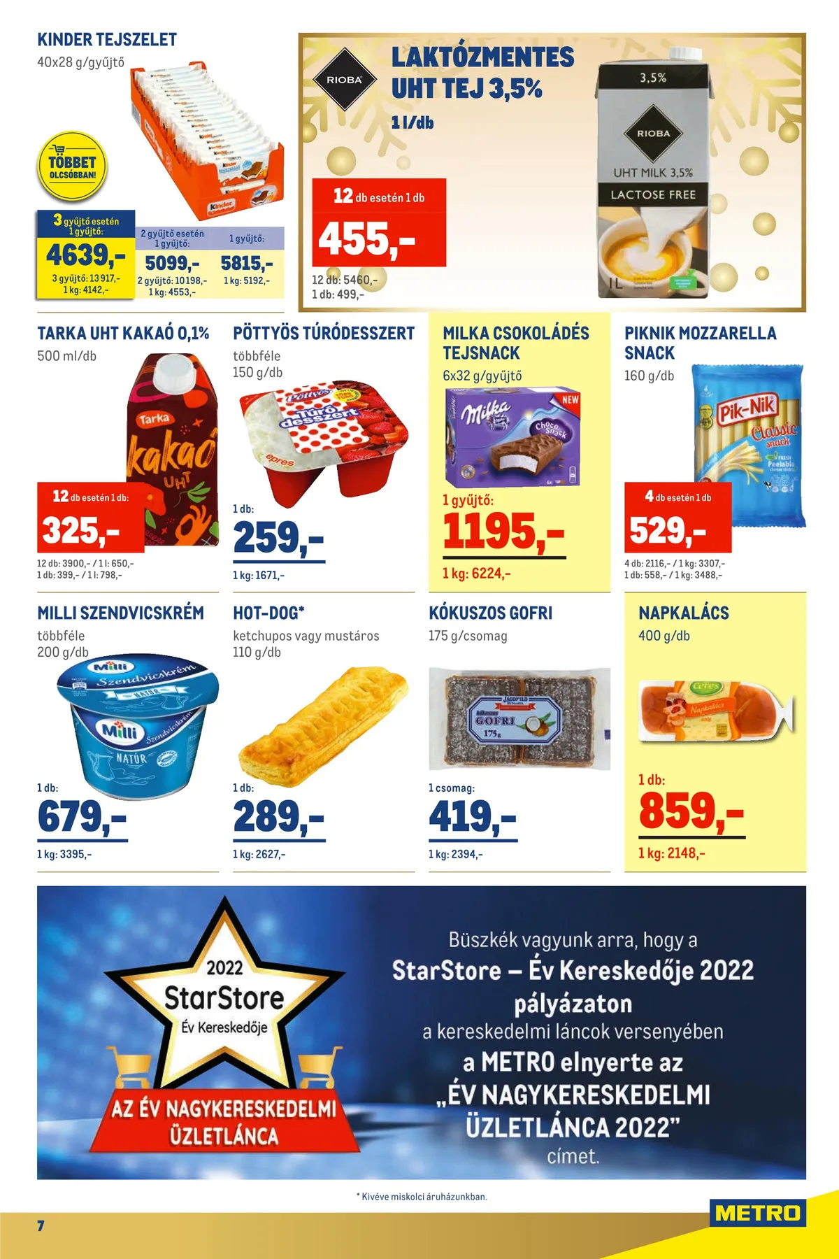 Metro akciós újság Élelmiszer 11.16–11.29 – 7. oldal