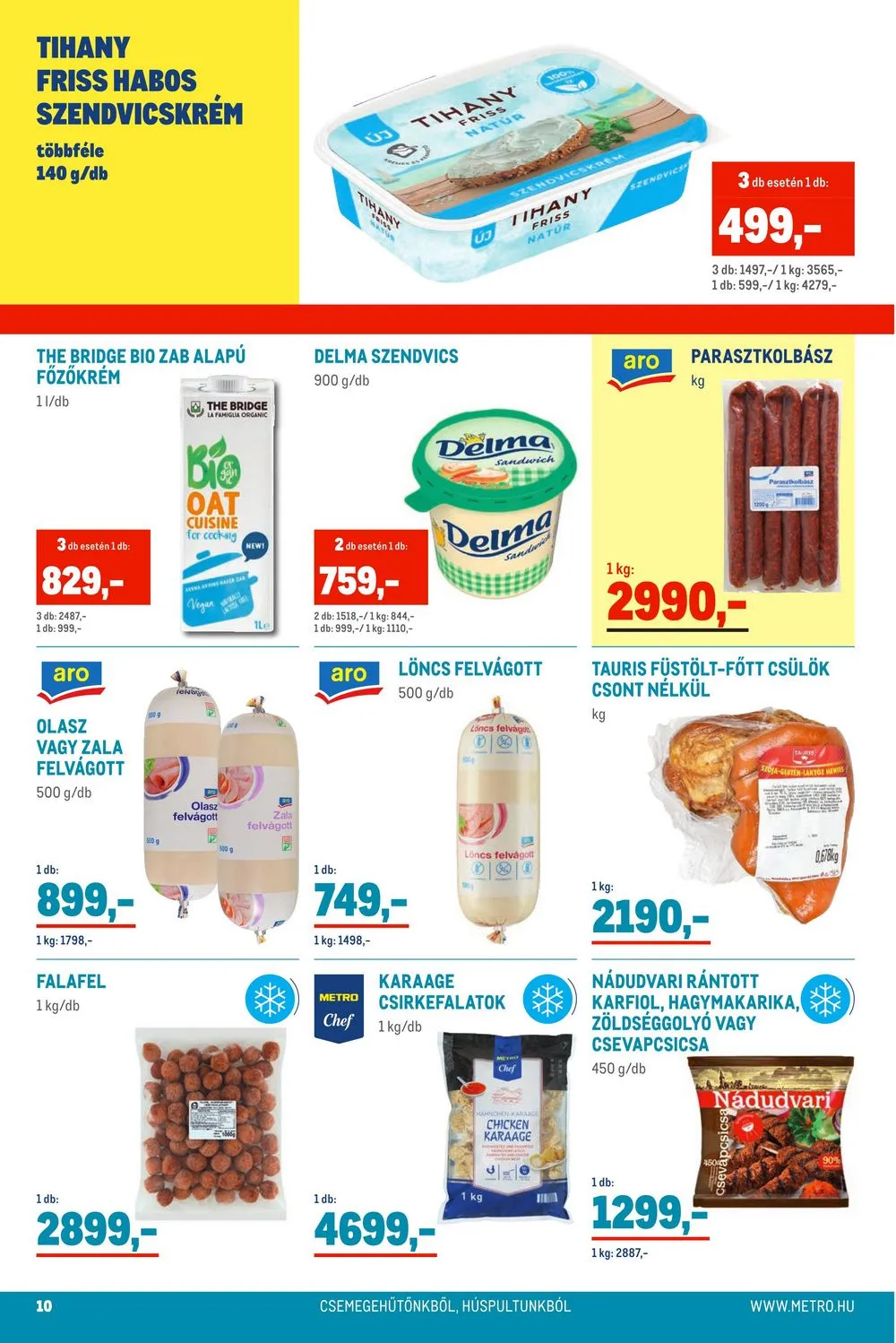 Metro akciós újság Élelmiszer 01.18–01.31 – 10. oldal
