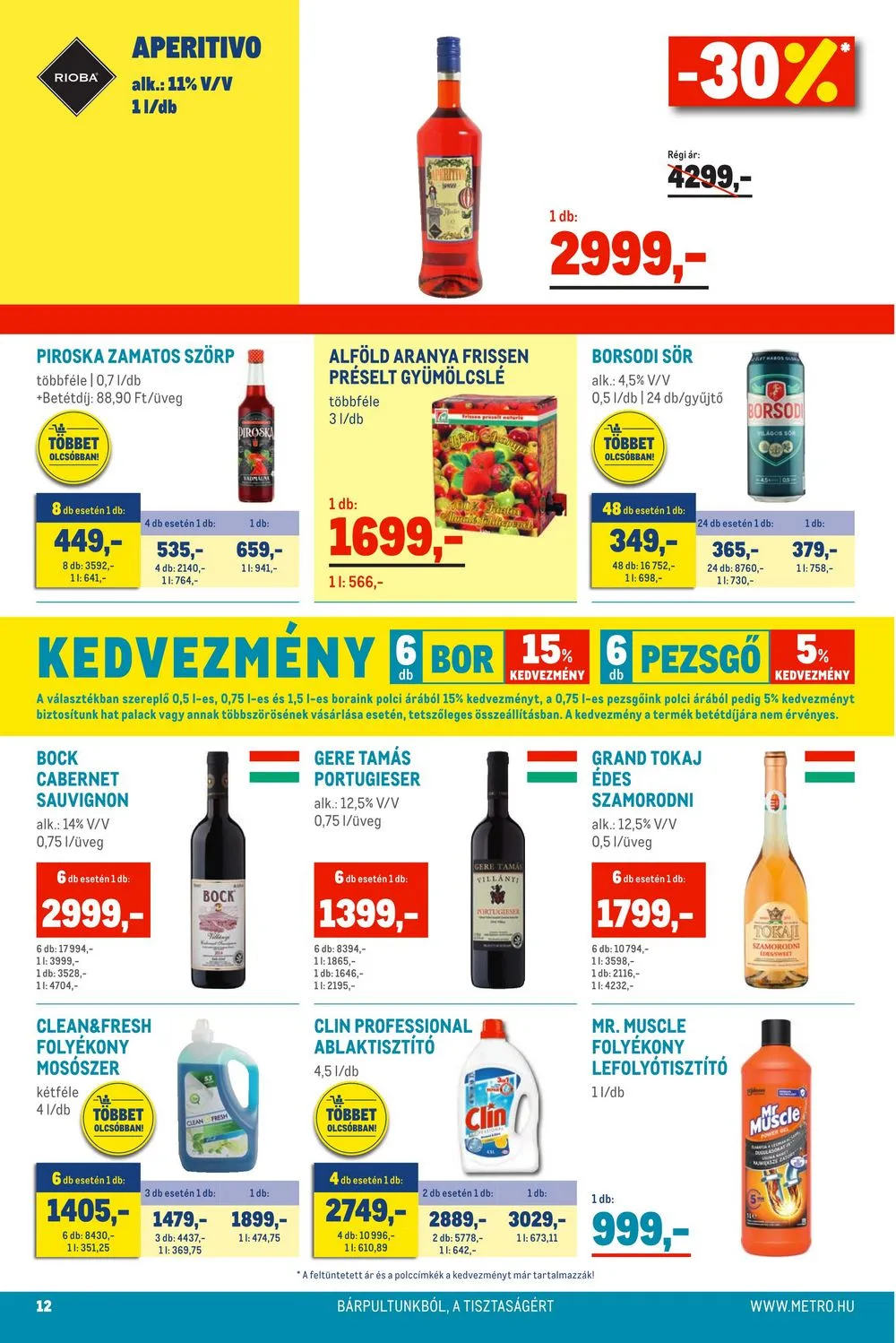 Metro akciós újság Élelmiszer 01.18–01.31 – 12. oldal