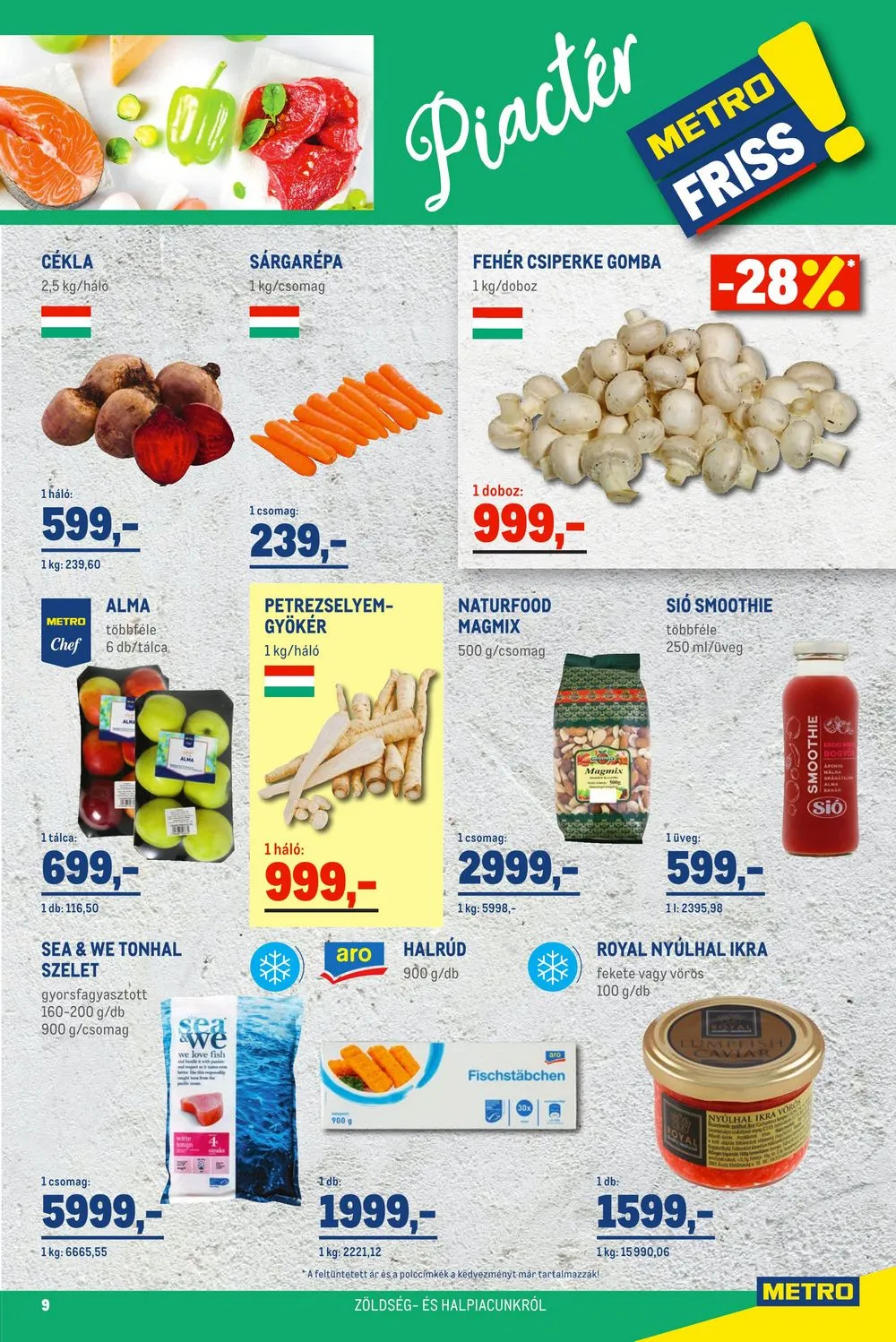 Metro akciós újság Élelmiszer 01.18–01.31 – 9. oldal