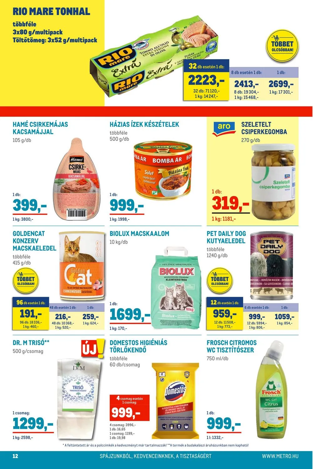 Metro akciós újság Élelmiszer 02.15–02.28 – 12. oldal