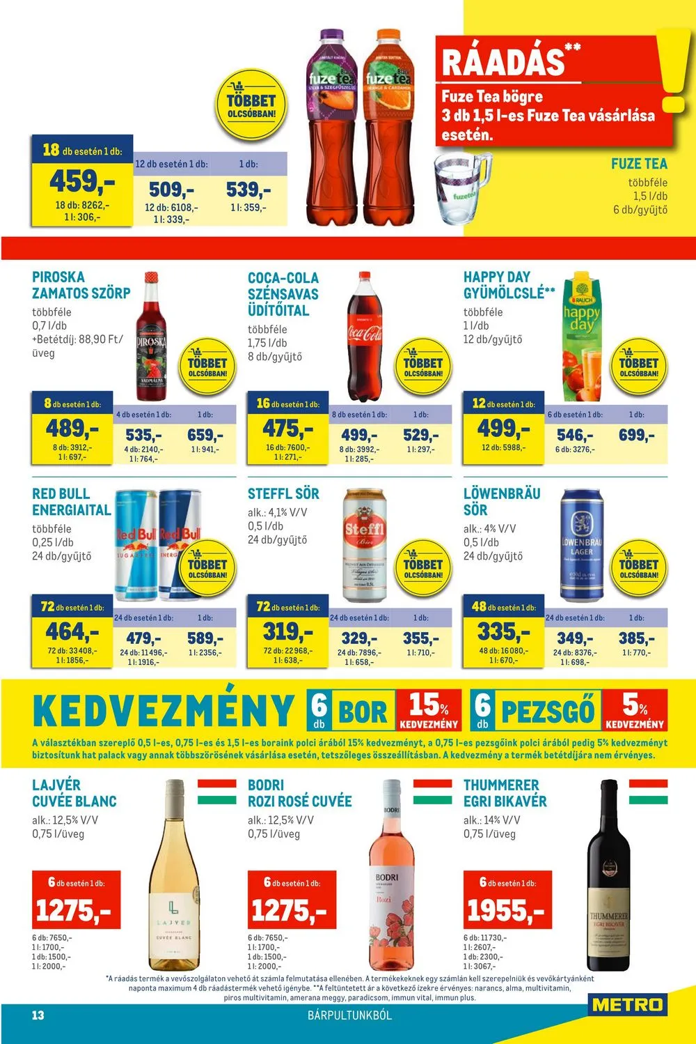 Metro akciós újság Élelmiszer 02.15–02.28 – 13. oldal