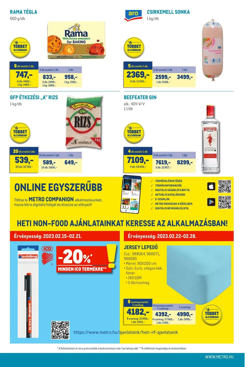 Metro akciós újság Élelmiszer 02.15–02.28 – 16. oldal