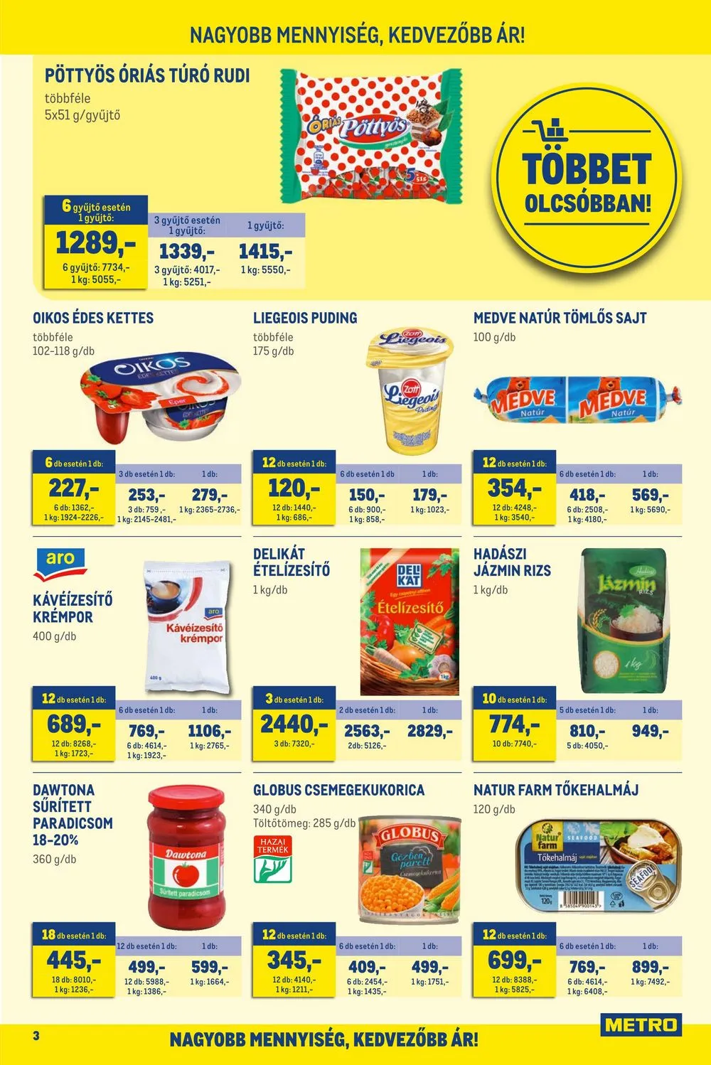 Metro akciós újság Élelmiszer 02.15–02.28 – 3. oldal