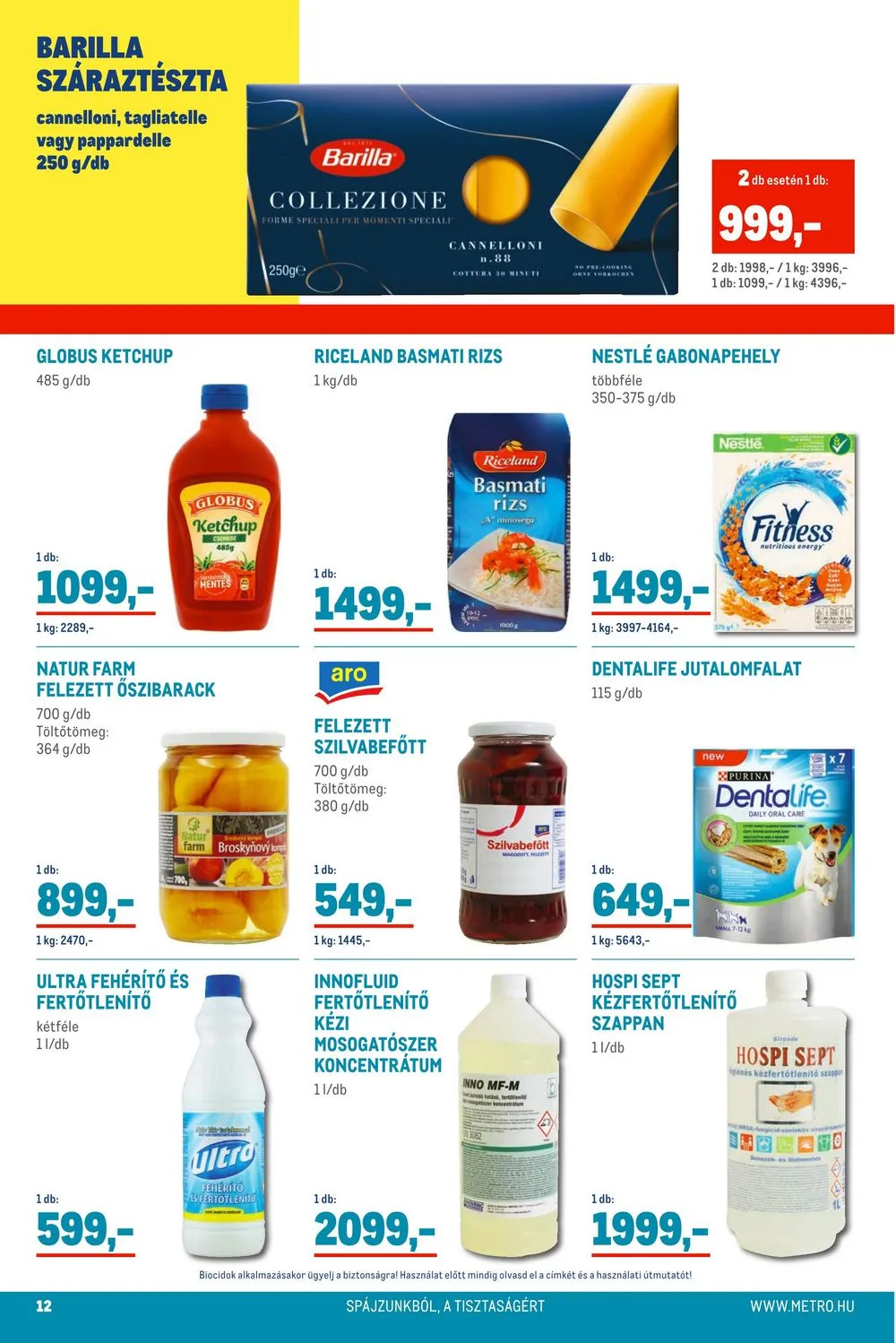 Metro akciós újság Élelmiszer 03.01–03.15 – 12. oldal