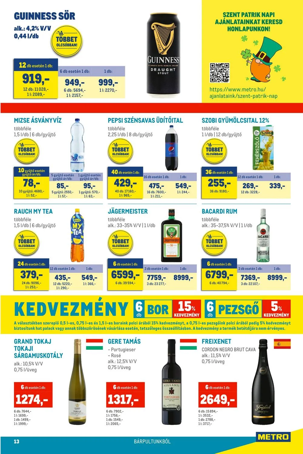 Metro akciós újság Élelmiszer 03.01–03.15 – 13. oldal