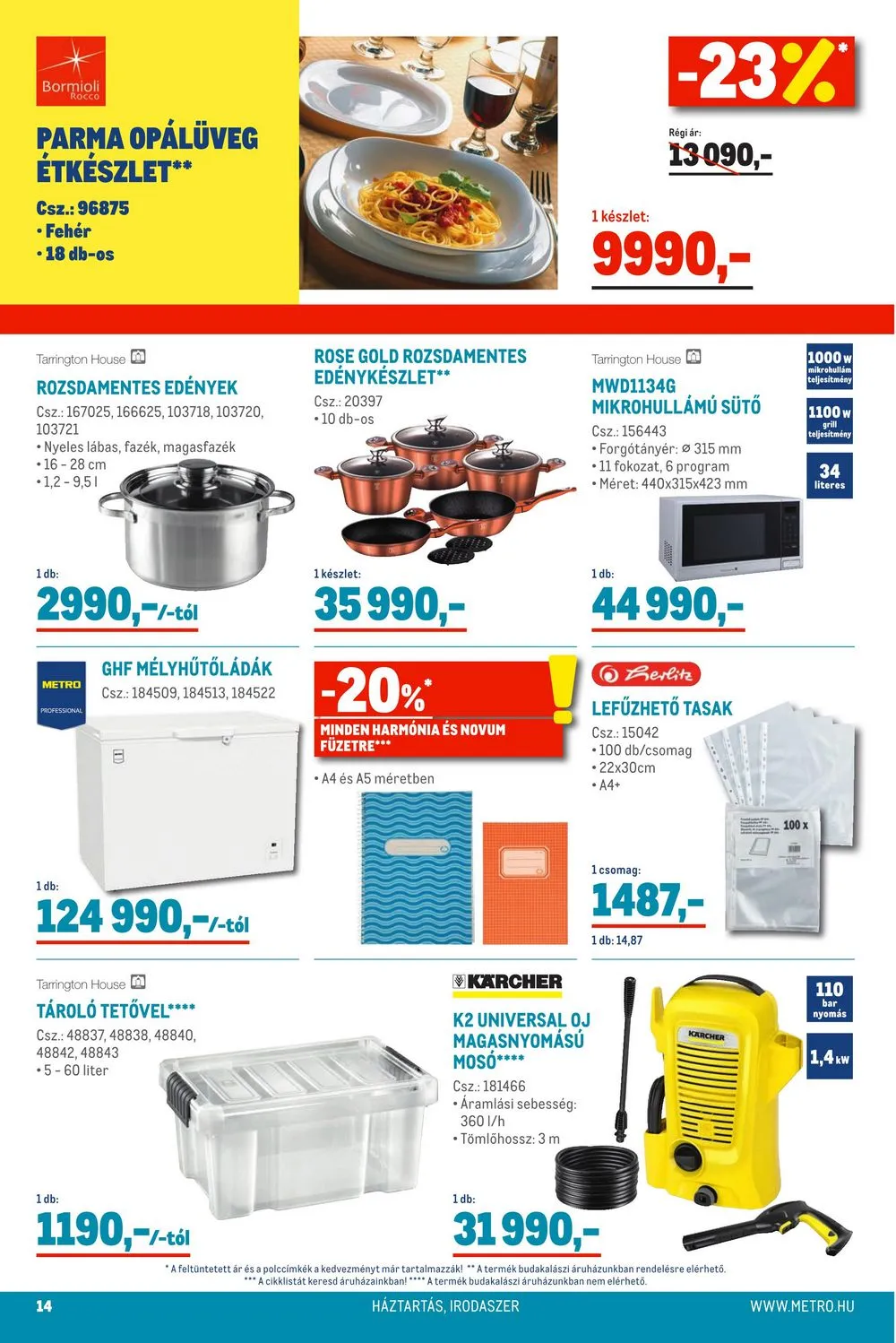 Metro akciós újság Élelmiszer 03.01–03.15 – 14. oldal