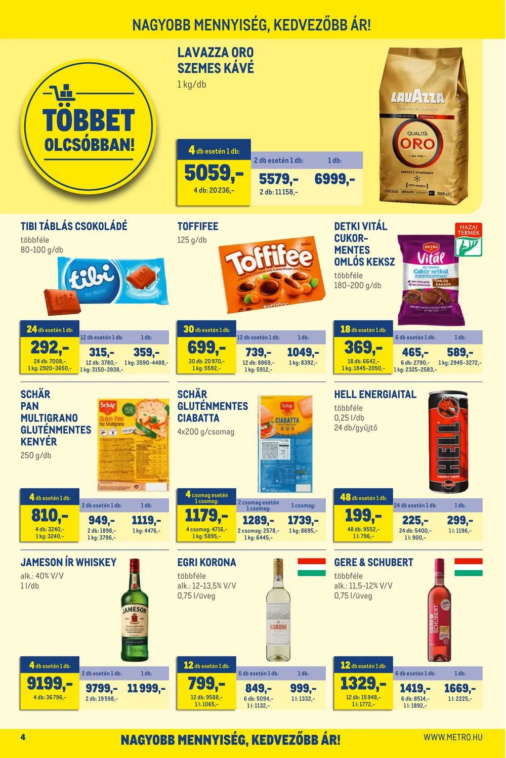 Metro akciós újság Élelmiszer 03.01–03.15 – 4. oldal