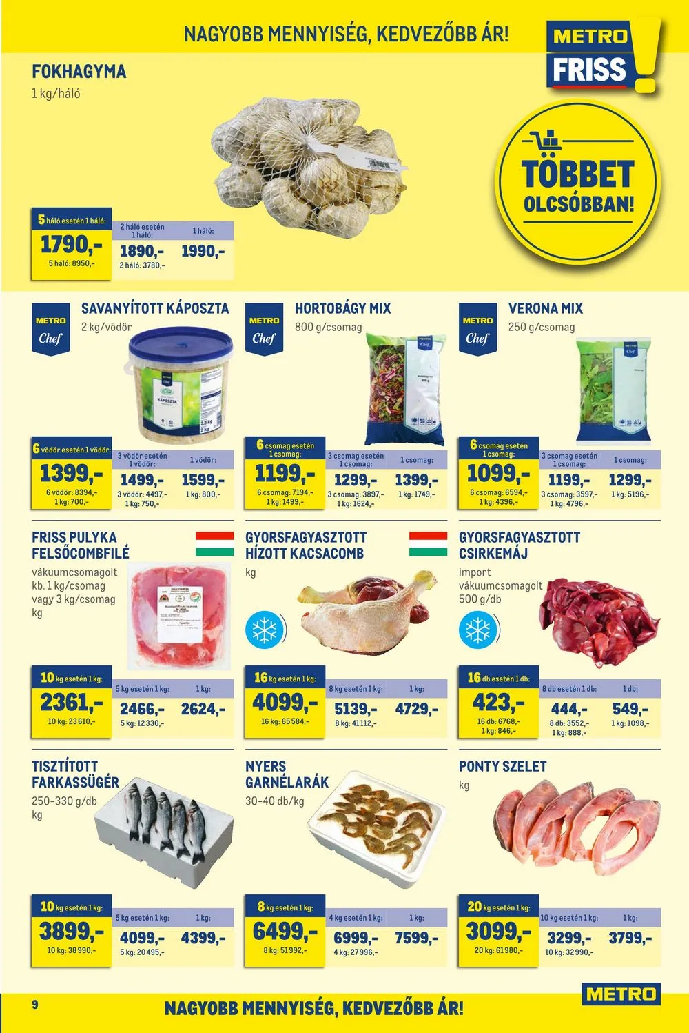 Metro akciós újság Élelmiszer 03.01–03.15 – 9. oldal