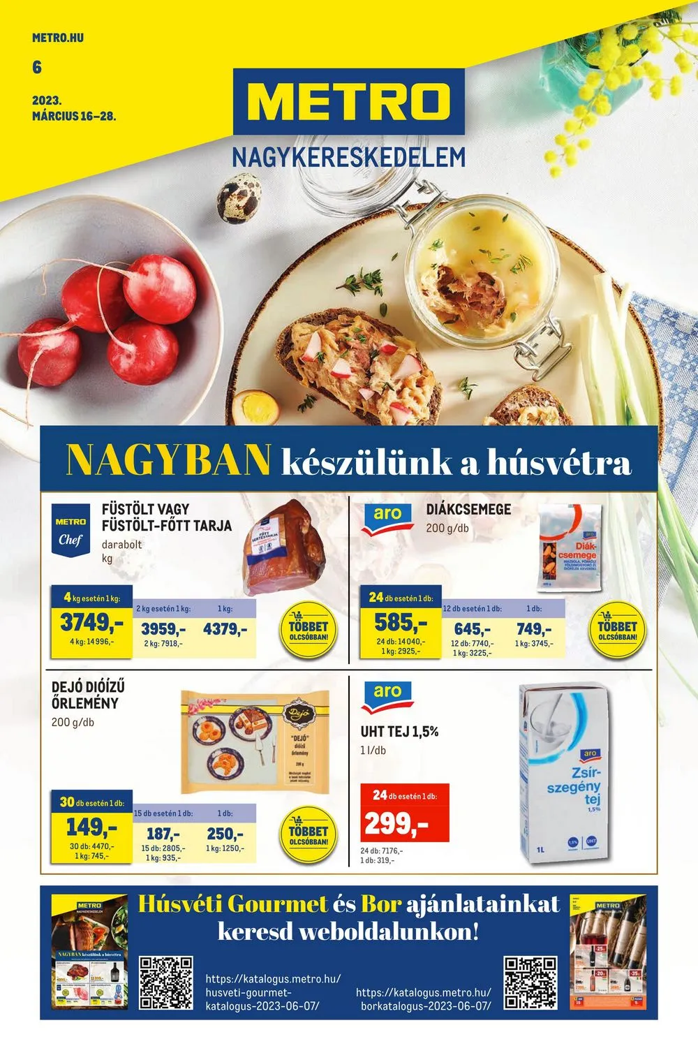 Metro akciós újság Élelmiszer 03.16–03.28
