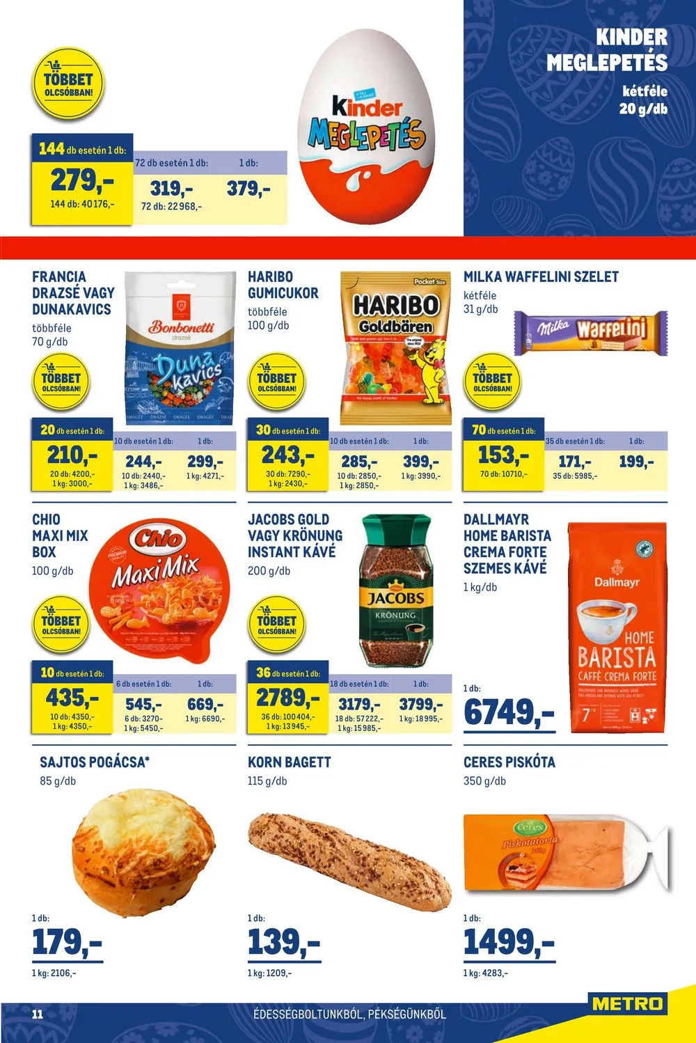 Metro akciós újság Élelmiszer 03.16–03.28 – 11. oldal