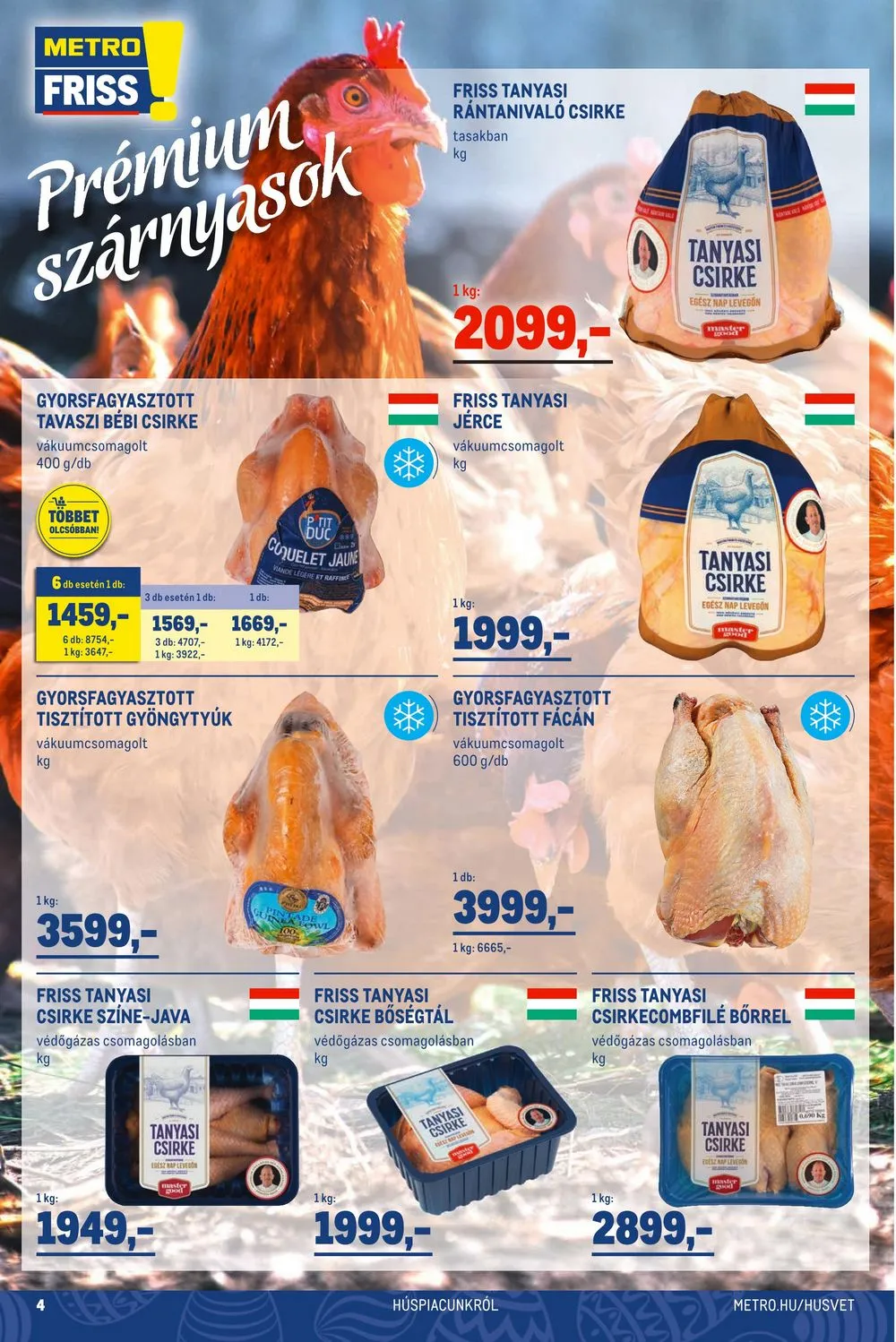 Metro akciós újság Élelmiszer 03.16–03.28 – 4. oldal