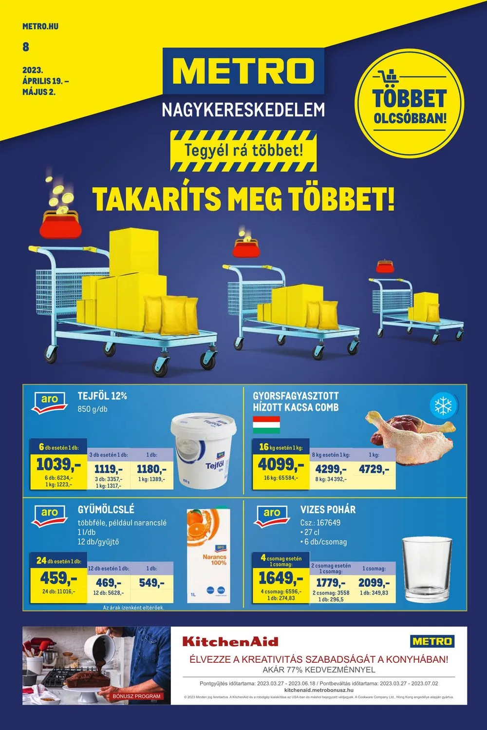Metro akciós újság Élelmiszer 04.19–05.02