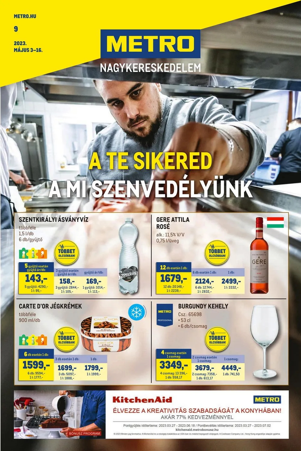 Metro akciós újság Élelmiszer 05.03–05.16