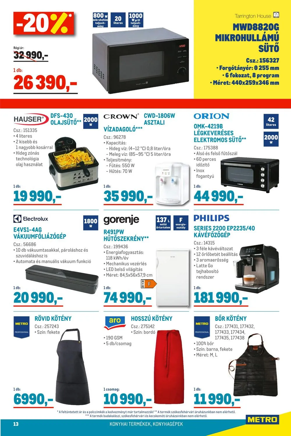Metro akciós újság Élelmiszer 05.03–05.16 – 13. oldal