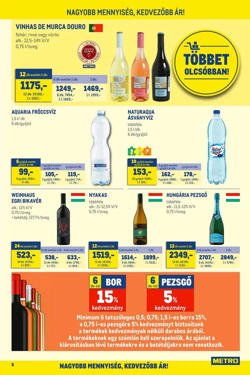 Metro akciós újság Élelmiszer 05.03–05.16 – 5. oldal