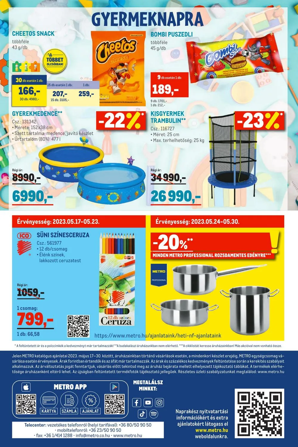 Metro akciós újság Élelmiszer 05.17–05.30 – 16. oldal