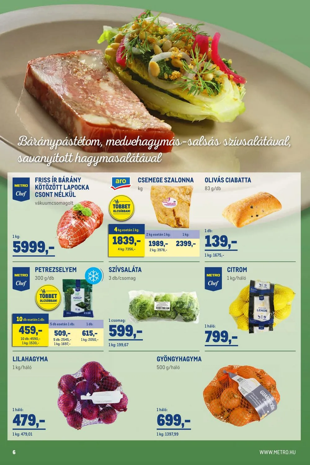 Metro akciós újság Élelmiszer 05.17–05.30 – 6. oldal