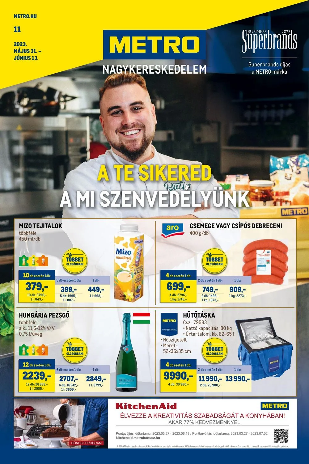 Metro akciós újság Élelmiszer 05.31–06.13