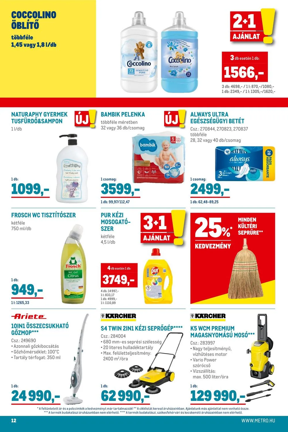 Metro akciós újság Élelmiszer 07.12–07.25 – 12. oldal