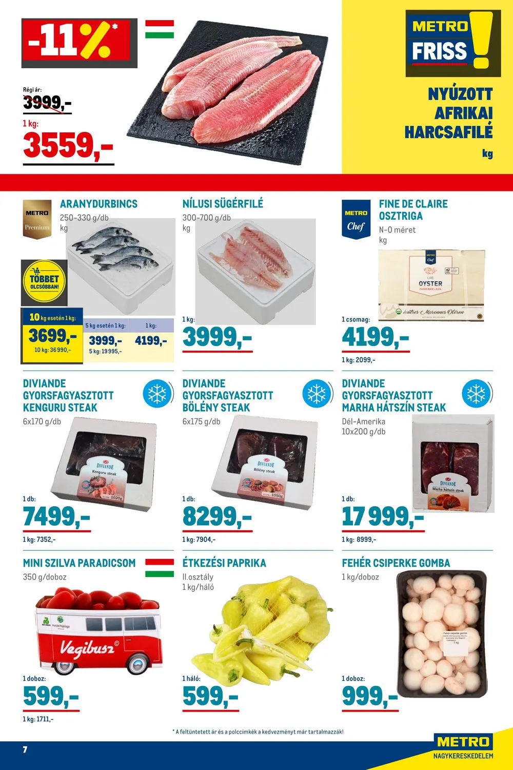 Metro akciós újság Élelmiszer 07.12–07.25 – 7. oldal
