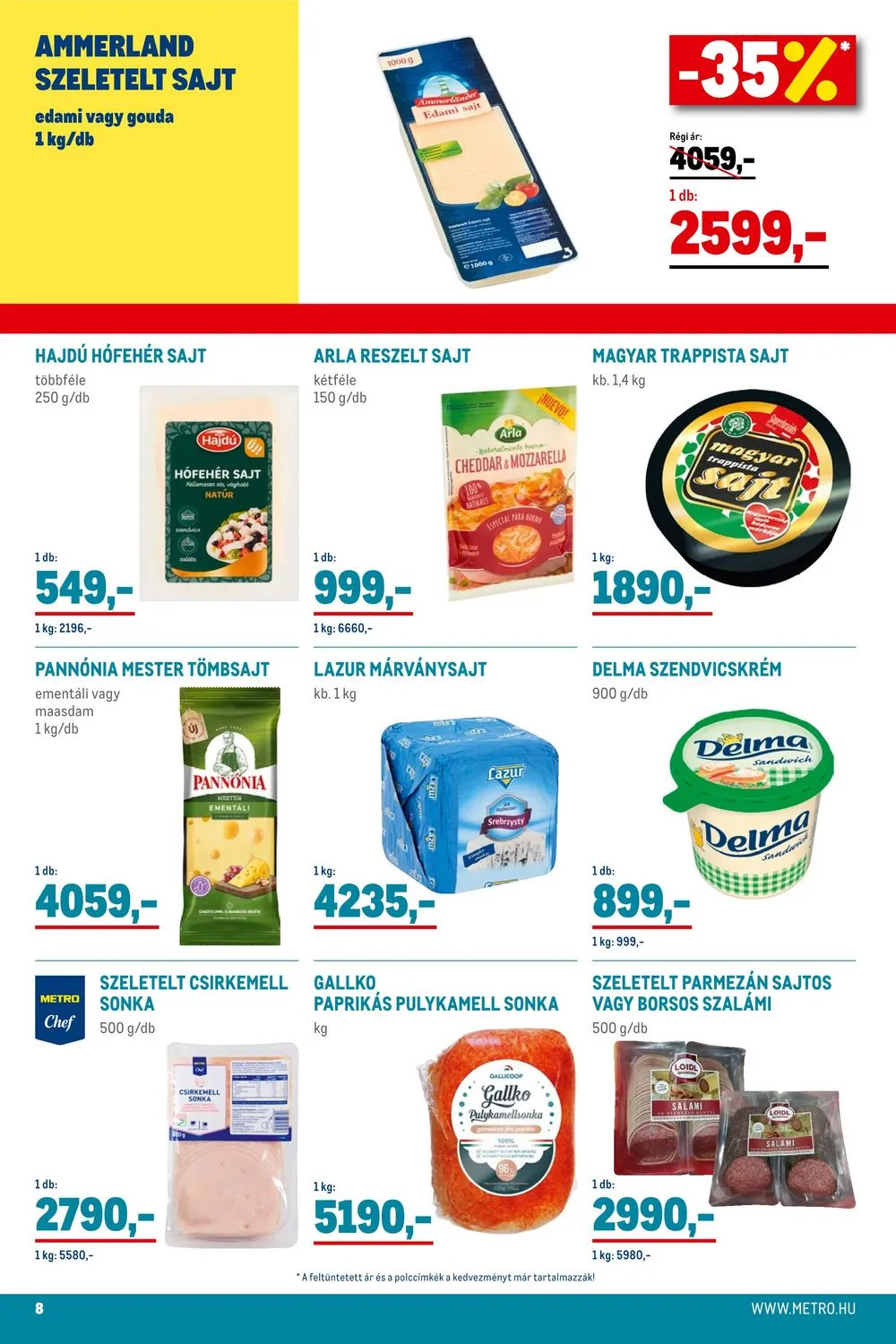 Metro akciós újság Élelmiszer 07.12–07.25 – 8. oldal