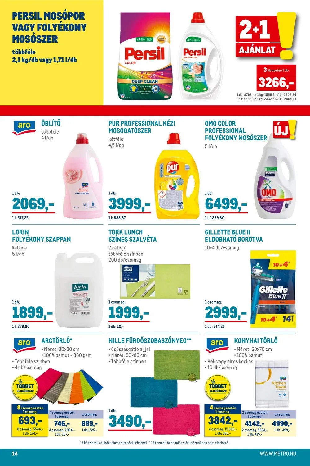 Metro akciós újság Élelmiszer 09.20–10.03 – 14. oldal