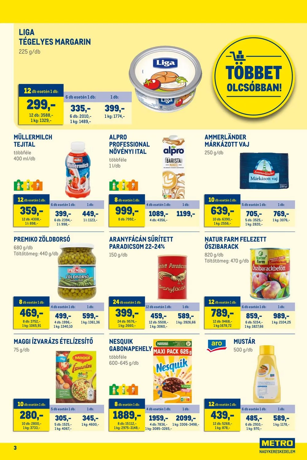 Metro akciós újság Élelmiszer 09.20–10.03 – 3. oldal