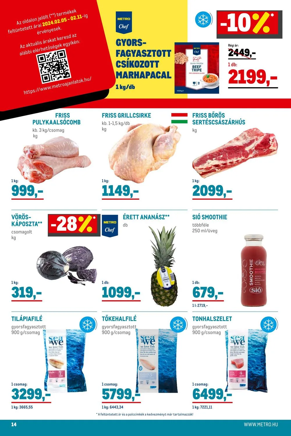 Metro akciós újság Élelmiszer 02.01–02.29 – 14. oldal