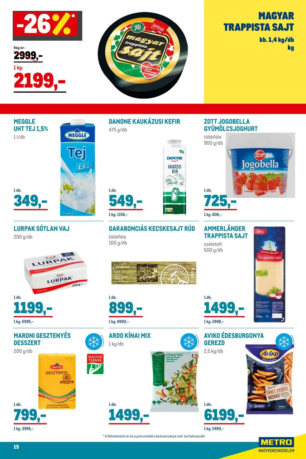 Metro akciós újság Élelmiszer 02.01–02.29 – 15. oldal